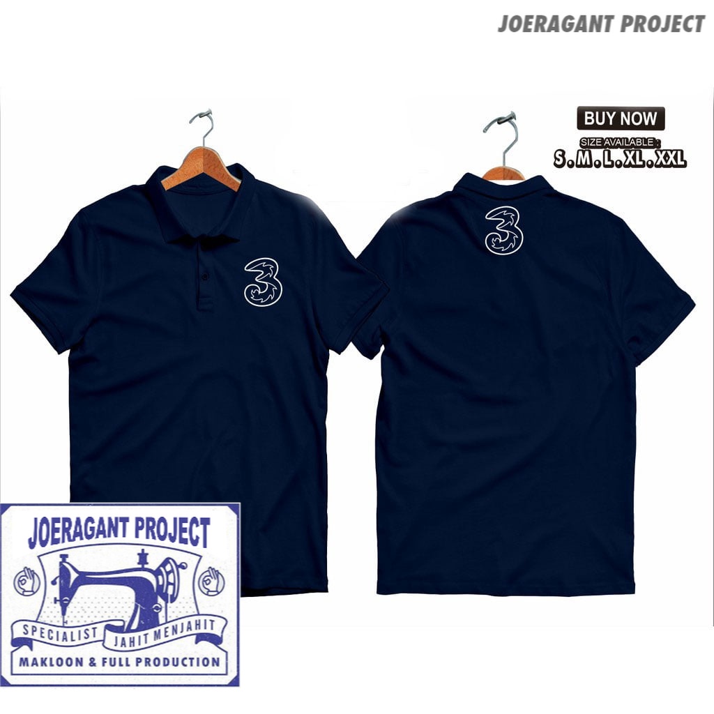 poloshirt tri provider / kaos kerah provider 3 premium JP