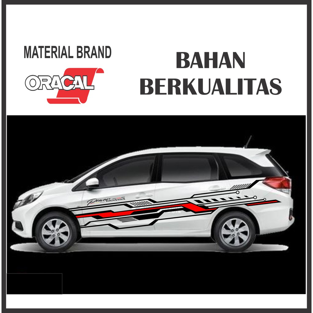 Jual Stiker Sticker Mobil Variasi Cutting Honda Mobilio Avanza Ertiga Xenia Sigra Calya Xpander Terbaru Indonesia Shopee Indonesia