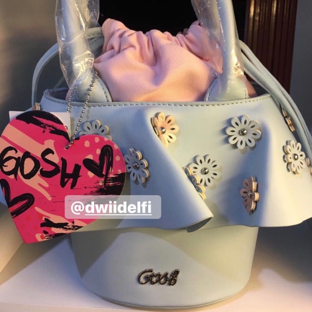Gosh new sale ready art 516 blue DISKON TAS GOSH