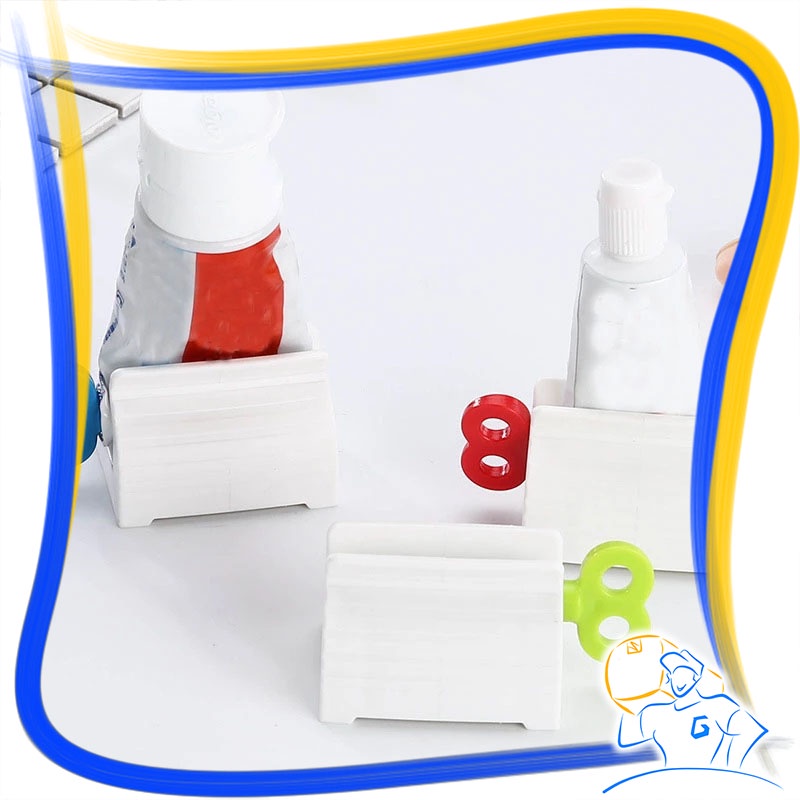 Alat Penjepit Pasta Gigi Dispenser Odol Unik Stand Holder Roll Tube