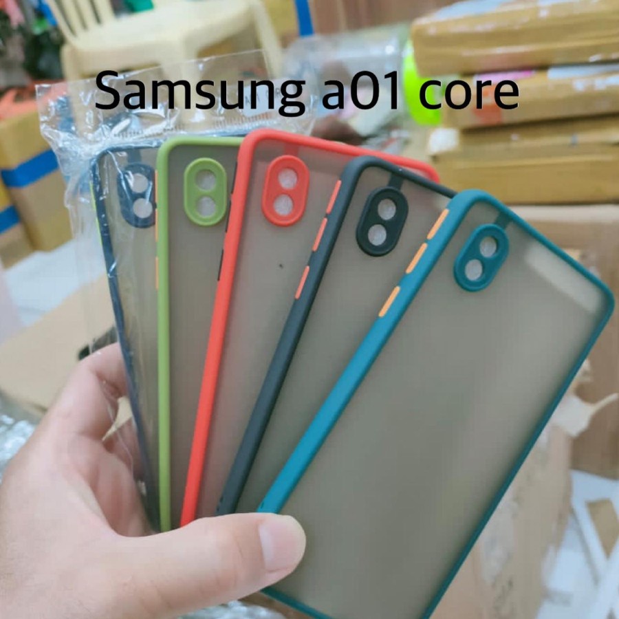 SAMSUNG GALAXY A01 CORE Case Matte Fuze Case Dove Macaron Doff Hardcase Murah