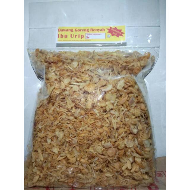 

Bawang Goreng Renyah Sumenep Asli. Cap Ibu Urip. 500gr harga termurah, kualitas terbaik!!!