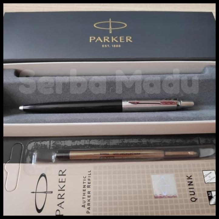 

Force | Paket 1 Klik: 1Pcs Parker Jotter Black Ballpoint+1Pcs Refill Ballpoint