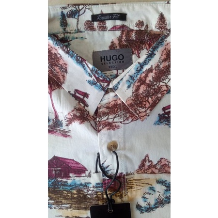 kemeja lengan pendek HUGO selection Original Brand