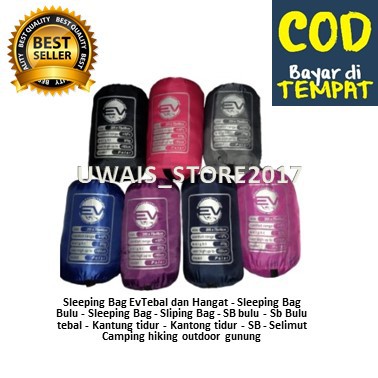 Sleeping Bag EvTebal dan Hangat - Sleeping Bag Bulu - Sleeping Bag - Sliping Bag - SB bulu