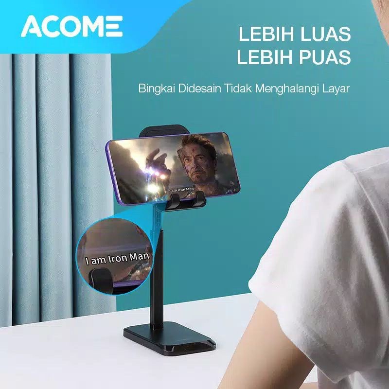 Acome Liftable Phone Holder Stand HP Tablet AH02 Garansi Resmi 1 Tahun