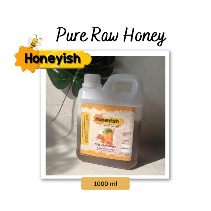 

Madu Multiflora 1000gr Pure Raw Honey BY Honeyish