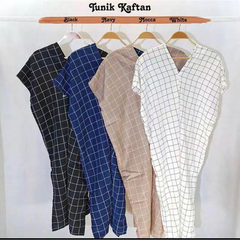 Tunik Kaftan Kotak//TUNIK KAFTAN MURAH