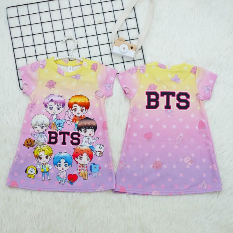 DRESS ANAK BTS YC