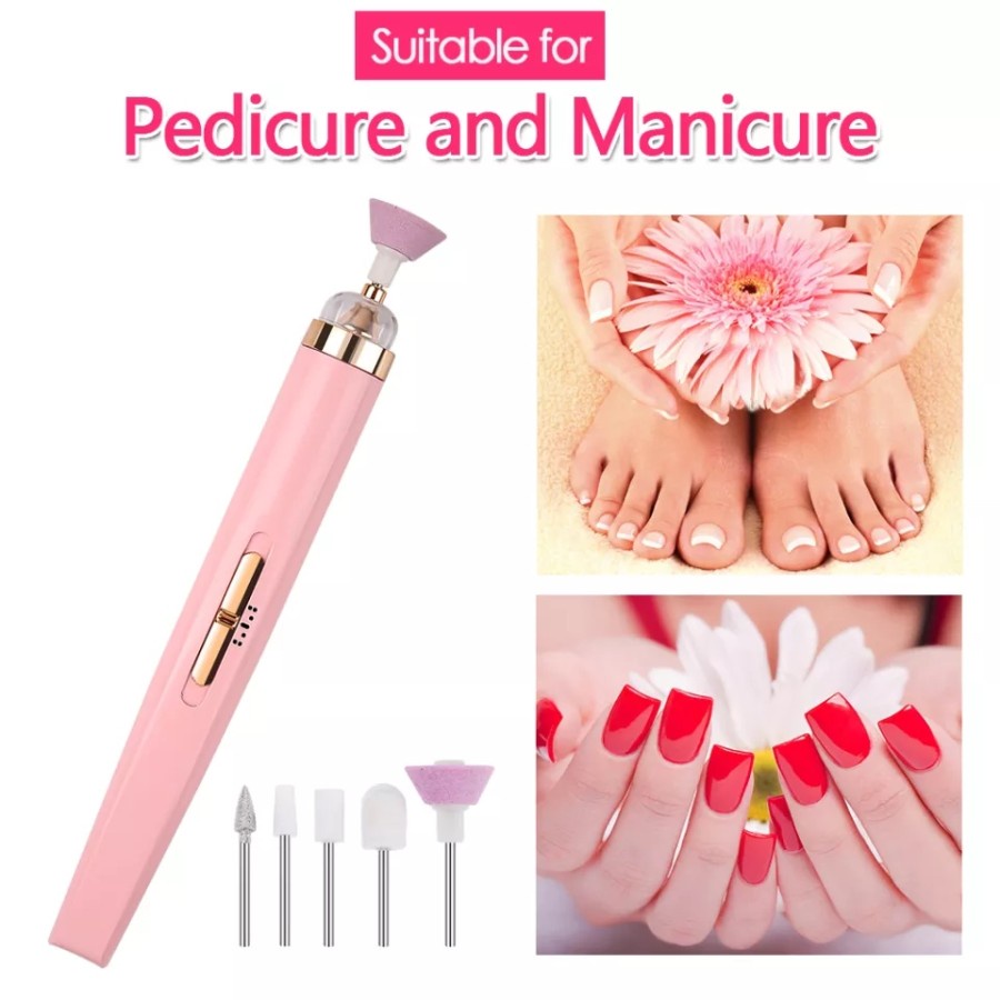 Kikir Kuku Perawatan Kecantikan Nail Pengkilap 5 In1 Rechargeable