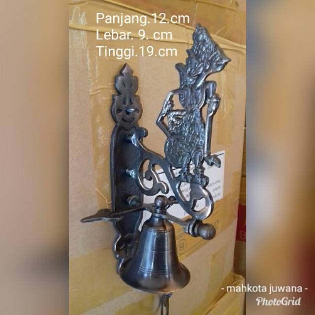 Bel pintu wayang.bel pintu.lonceng pintu antik