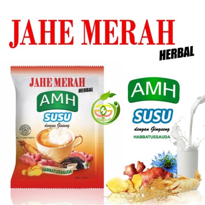 

Susu Jahe Merah AMH isi 10 Sachet