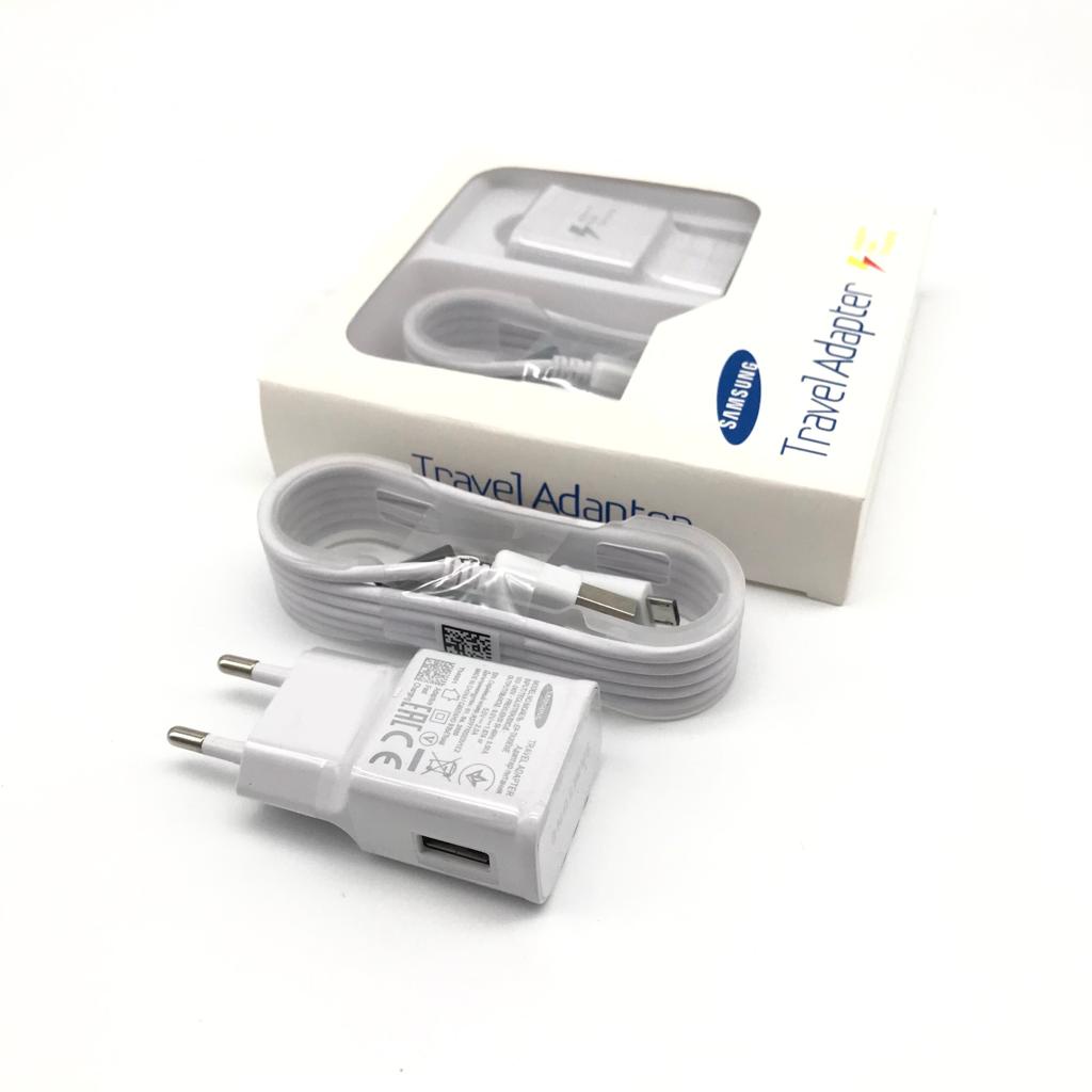 ADAPTOR - TRAVEL - CASAN - CHARGER SAMSUNG S6 NOTE 4 KABEL USB MICRO QC 3.0 FAST CHARGING KUALITAS 100%