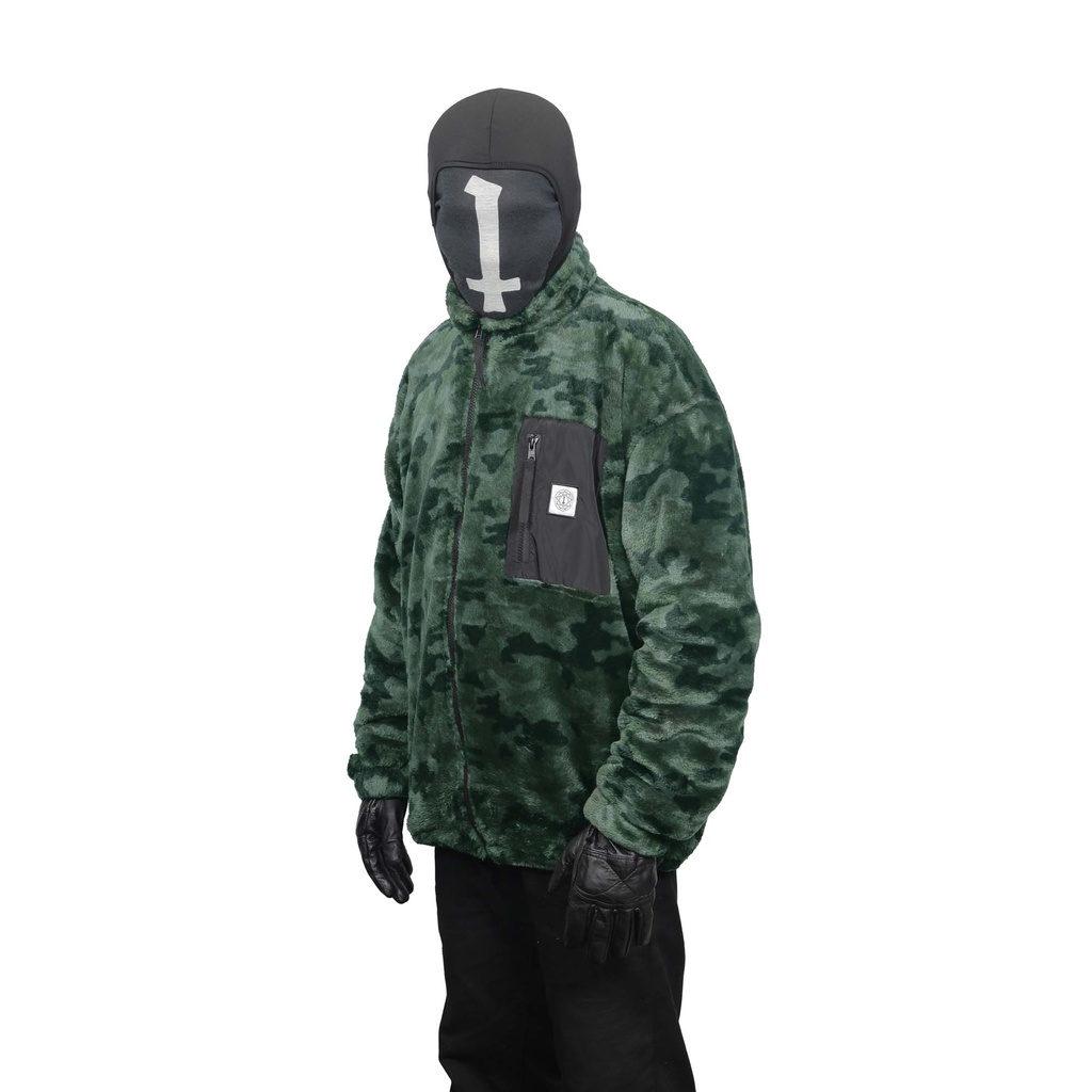 Heretic - Sherpa Jacket - Green Camo