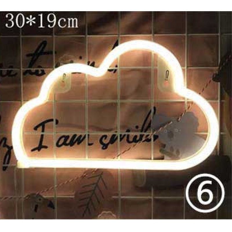 Lampu Dekorasi LED Neon Light Model Cloud - M04 - 7RLLALWT Warm White