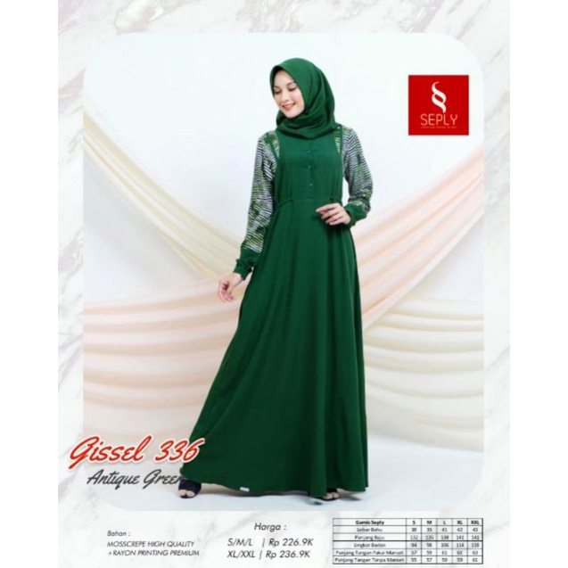 SEPLY GISSEL 336 ANTIQUE GREEN