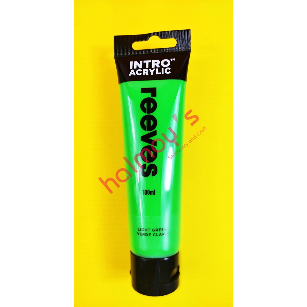 

CAT AKRILIK / ACRYLIC COLOUR REEVES INTRO 100 ML LIGHT GREEN