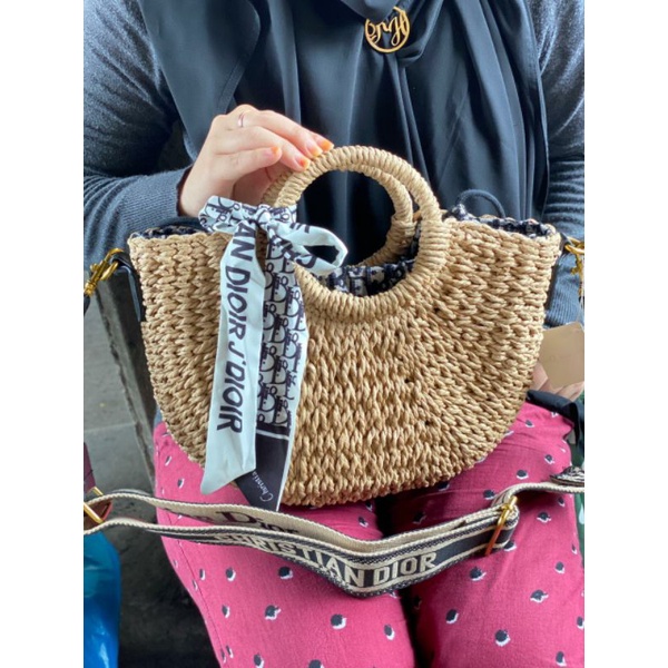 TAS DIOR ROTAN SLINGBAG SEMPREM FREE paperbag