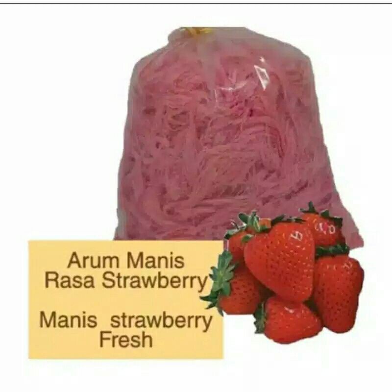 

Arumanis/aromanis/arum manis Rambut Nenek 1 Kg Rasa Strawberry