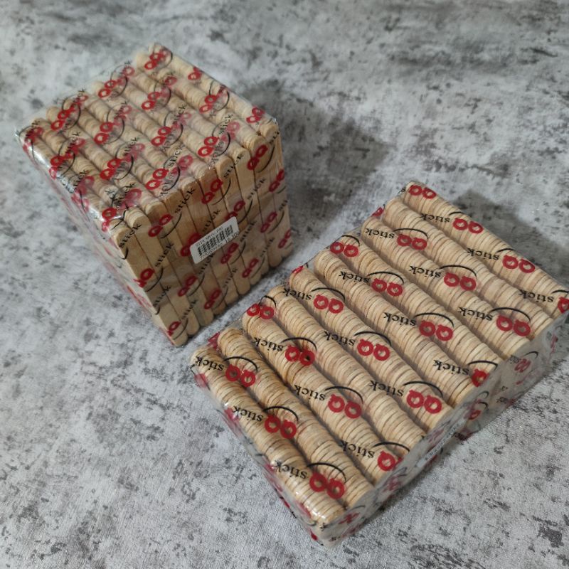 STIK KAYU QQ STICK GAGANG ES KRIM PANJANF PENDEK STICK ICE CREAM KAYU