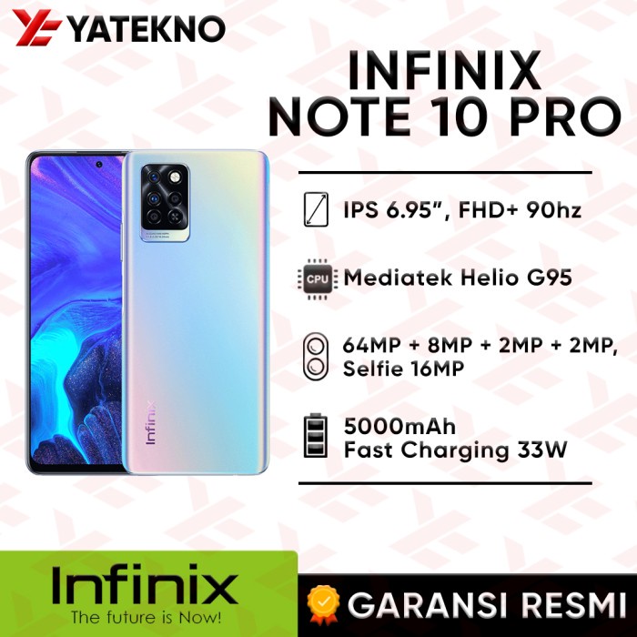 Infinix Note 10 Pro 6/64GB + 8/128GB GARANSI RESMI
