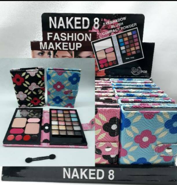 Eyeshadow dompet Naked8 fashion make up