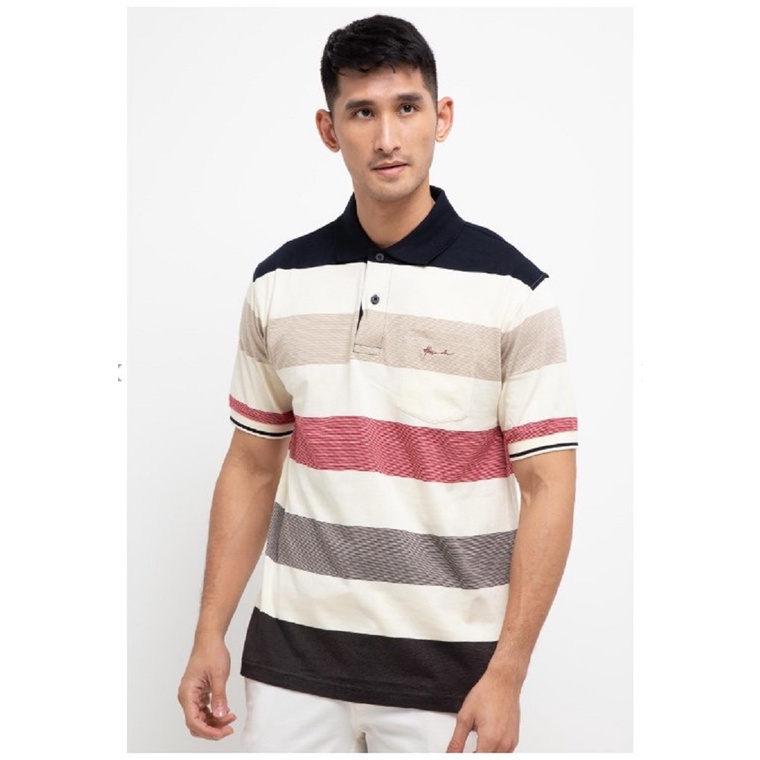 HASSENDA KAOS POLO SALUR PRIA BIG SIZE TROY - HPAB81140