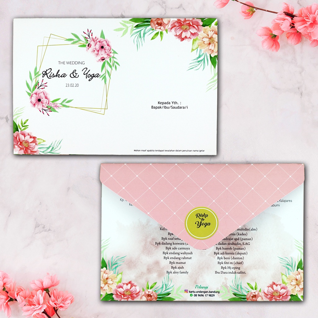 Kartu Undangan/Undangan Pernikahan/Undangan Murah/Undangan Unik/Undangan Simpel/Undangan Rustic/Kart