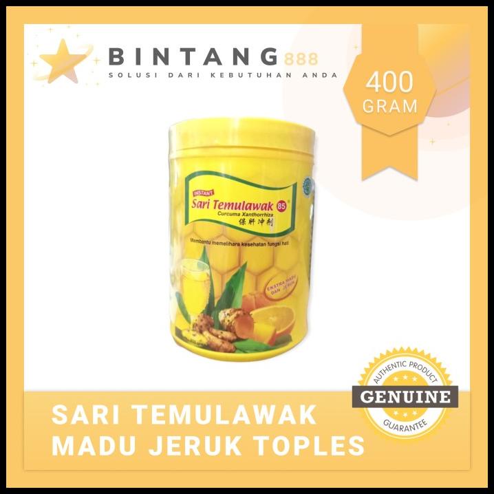 

(Toples) Sari Temulawak Plus Madu Jeruk 400Gr
