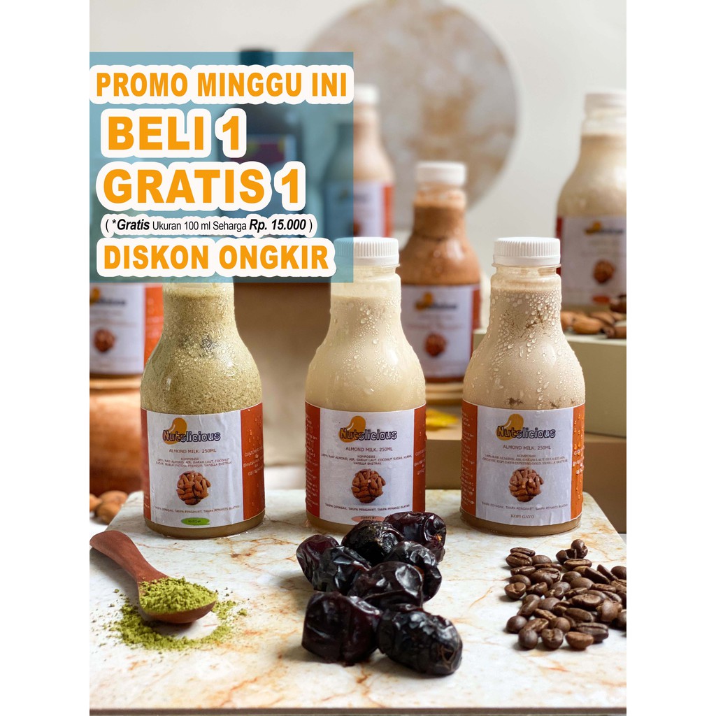 

Susu Almond Varian Rasa Nutslicious / Asi Booster / Almond Milk Varian