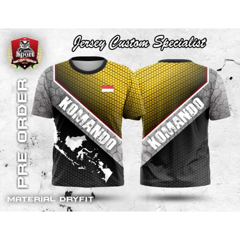 Jersey Perbakin Indonesia Custom