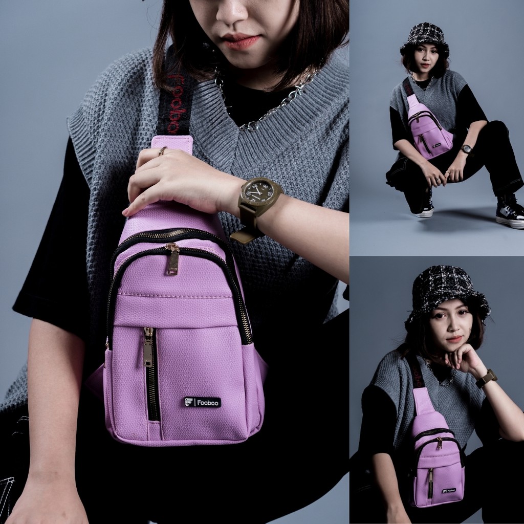 FOOBOO TAS SELEMPANG SLINGBAG PRIA DAN WANITA