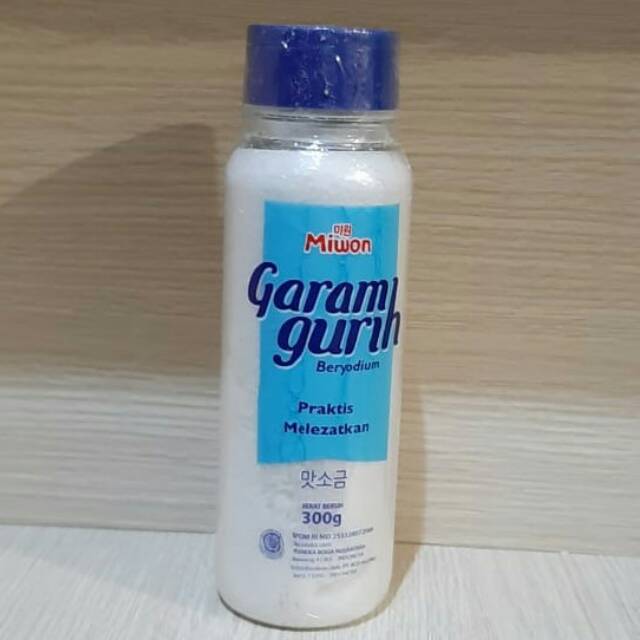 Miwon Garam Gurih Beryodium 300 gr - botol