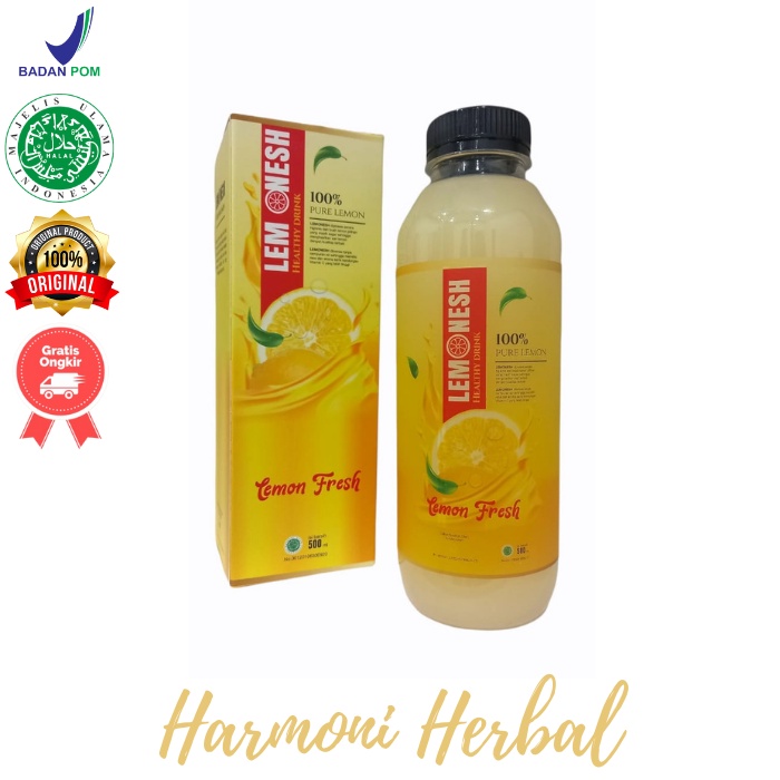 Lemonesh Sari Lemon Zhu C Lemones Asli Perasan Pertama 500ml