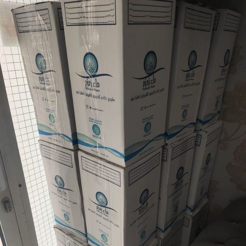 

Air Zamzam Original Asli Saudi 5 liter non barcode via laut