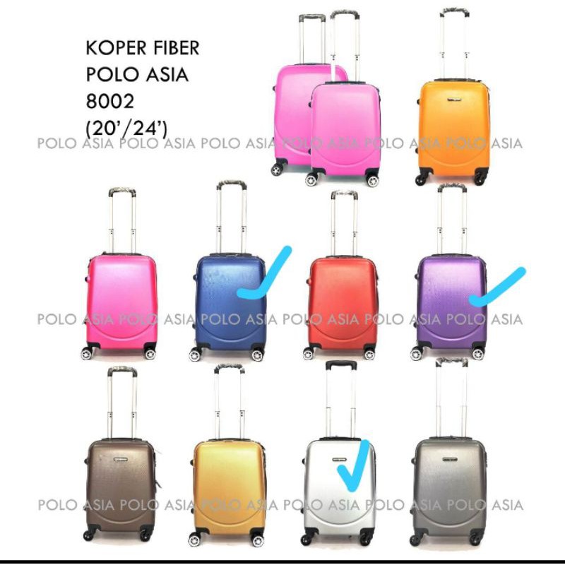 koper fiber ABS ukuran 22 inch