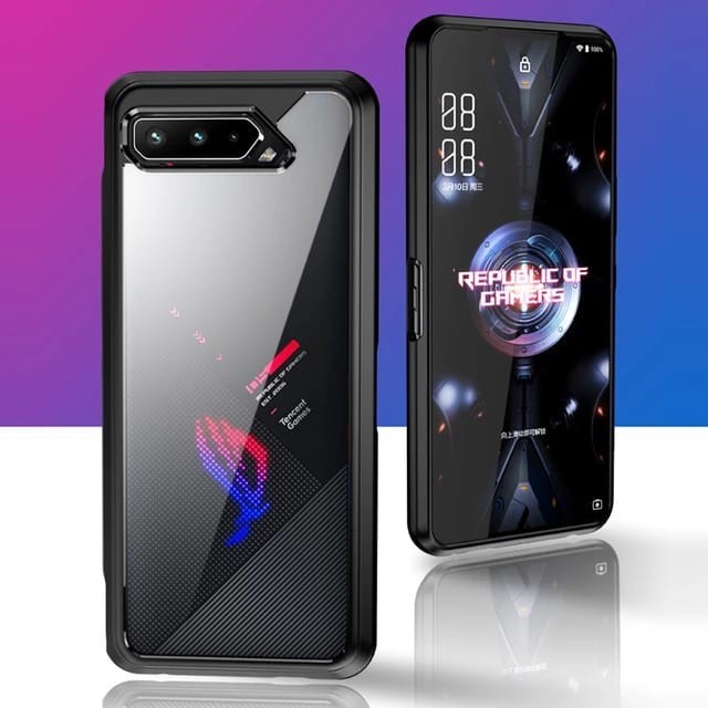 ASUS ROG PHONE 5 SHOCKPROOF TRANSPARENT ACRYLIC COVER CASE