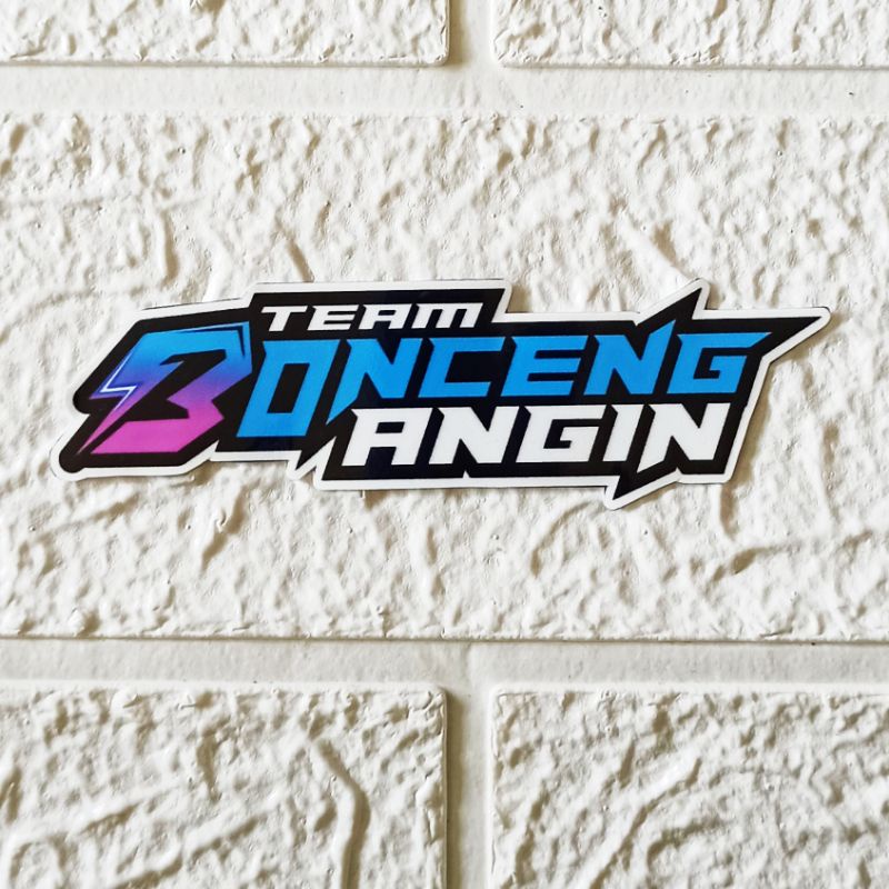 STIKER TEAM BONCENG ANGIN