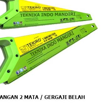 TEKIRO Gergaji Tangan 2 Mata / Gergaji Belah