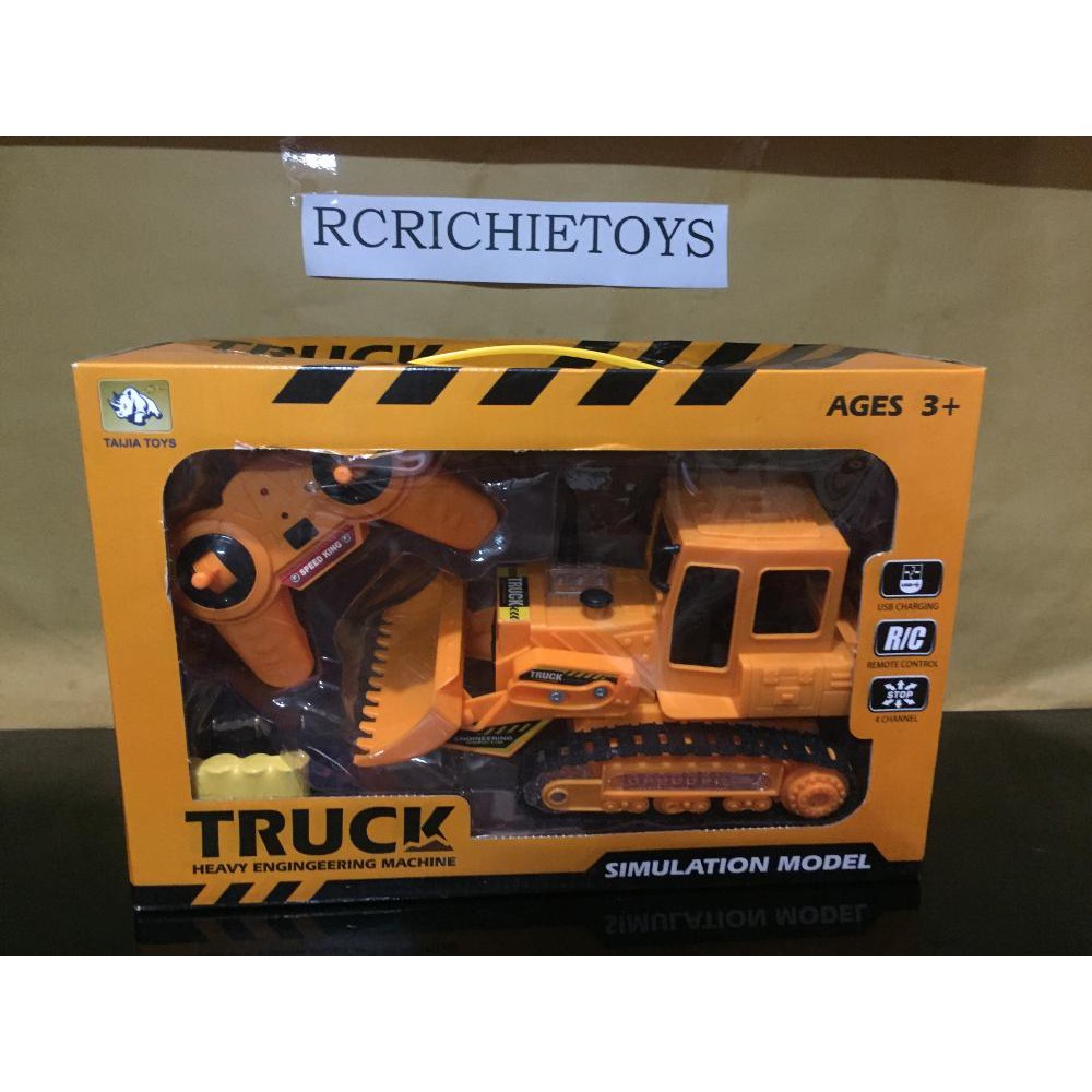 Truck Buldozer RC Buldozer Truck Mainan Remote Control Limited
