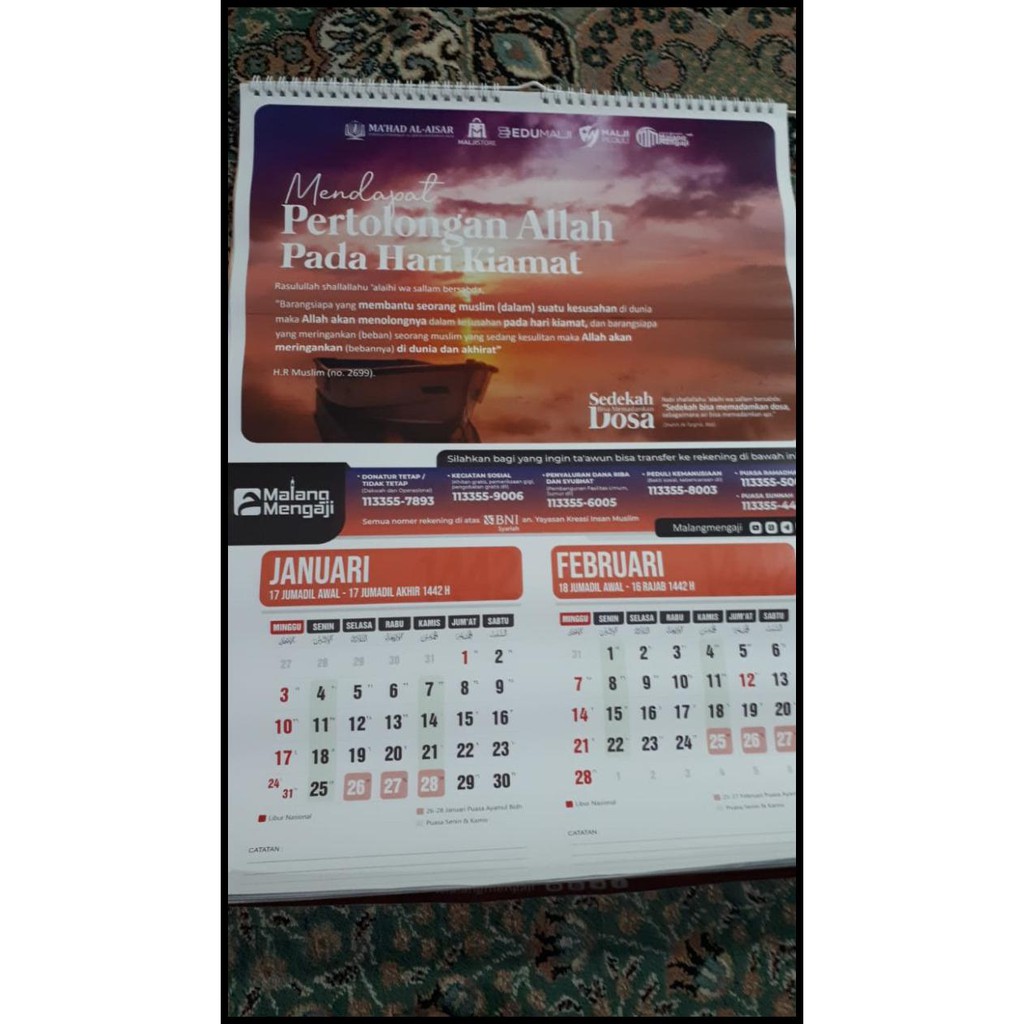 

Kalender Dinding "Malang Mengaj"I 2021
