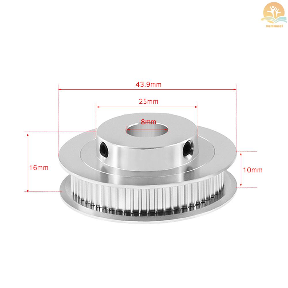 Aluminum GT2 Timing Pulley 60 Teeth 60T 8mm Bore Synchronous Wheel for 6mm Width 3D Printer GT2 Timing Belt