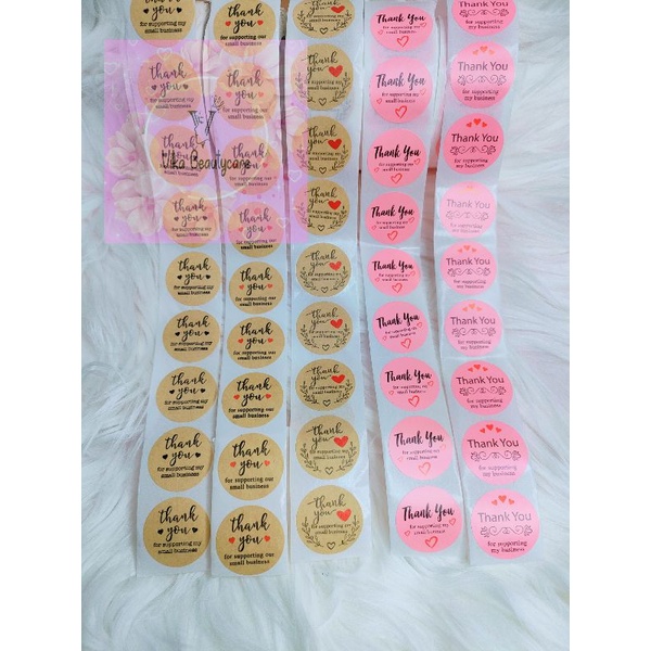 

STICKER THANKYOU (READY) 10 PCS