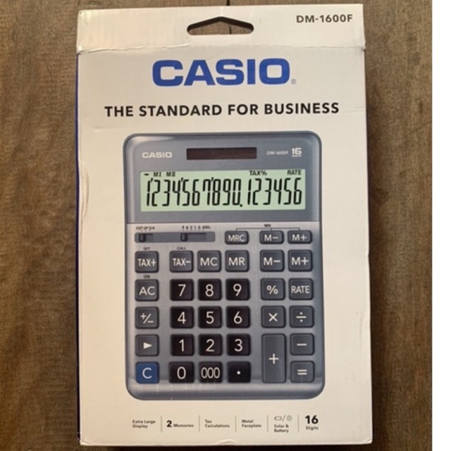 

Kalkulator Casio DM-1600F
