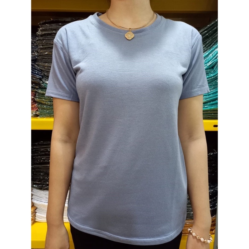 KAOS POLOS WANITA O - NECK