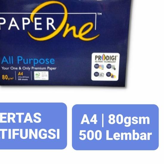 

◘ Kertas HVS Paper One A4 80 GSM - GOSEND ❅