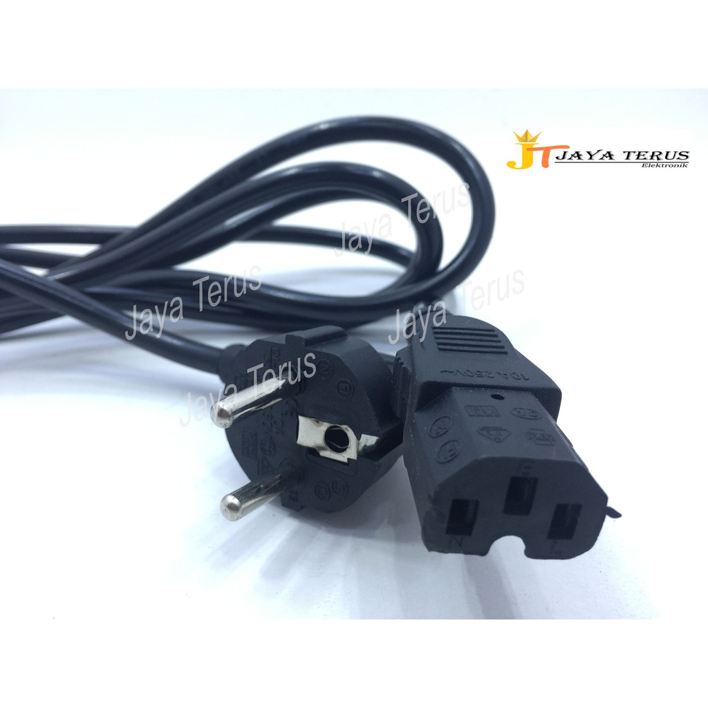 KABEL POWER CPU PC KOMPUTER MONITOR KE LISTRIK KUAT AWET BAGUS