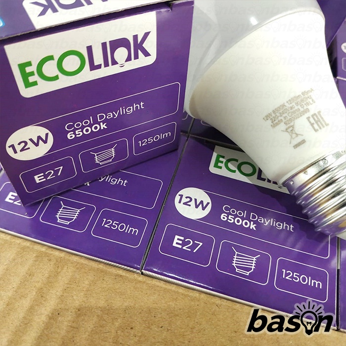 ECOLINK Multipack LED Bulb 12W A60 - Paket isi 4 bh - Bohlam Lampu LED