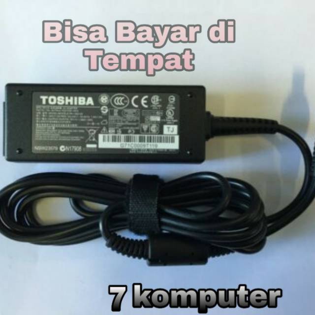 Charger Laptop 19V 1.58A NETBOOK TOSHIBA MINI NB300 NB500 NB520