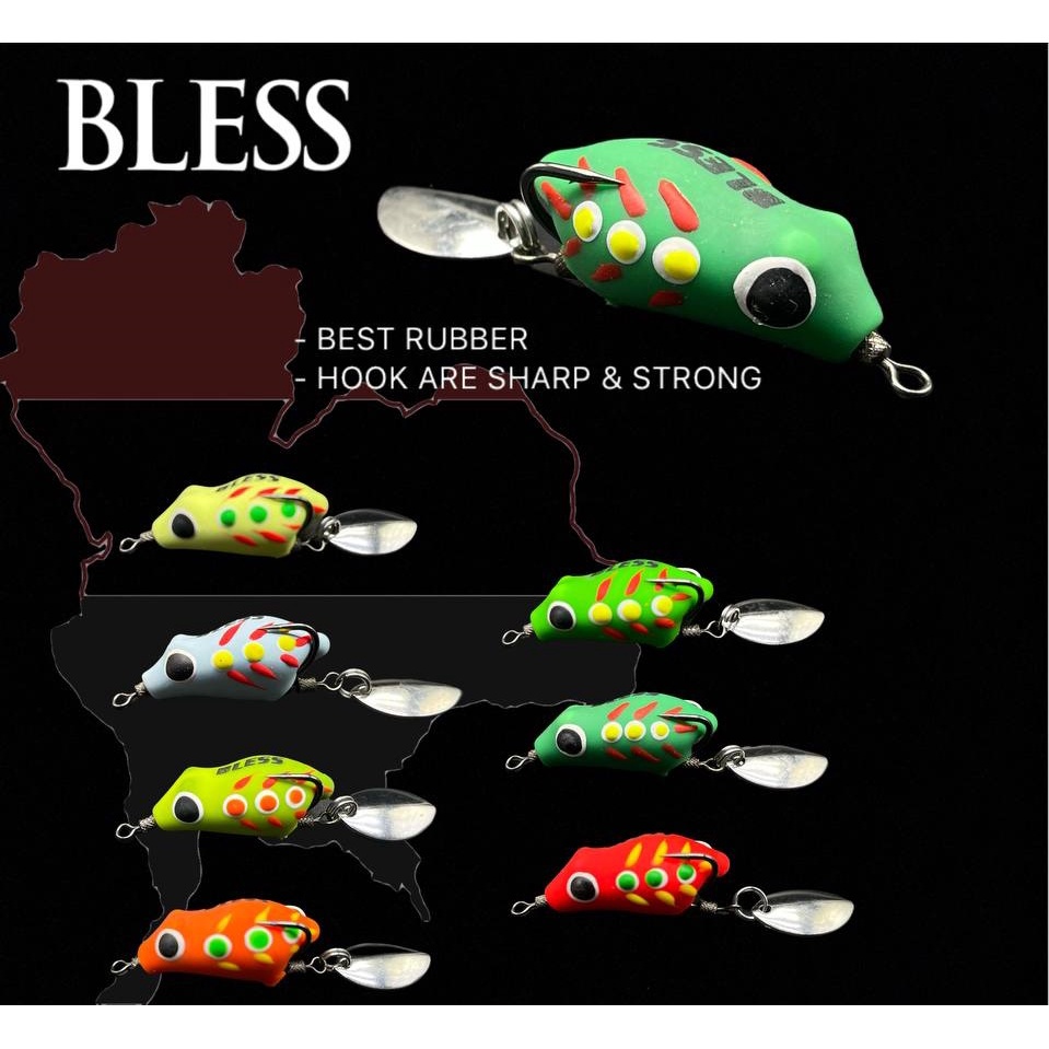 Soft Lure Bless Bee Frog 3 cm 5 gram Made in Thailand